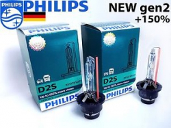 Лампа ксеноновая Philips D2S 85122XV2C1 X-treme Vision gen2 +150% 85V 35W
